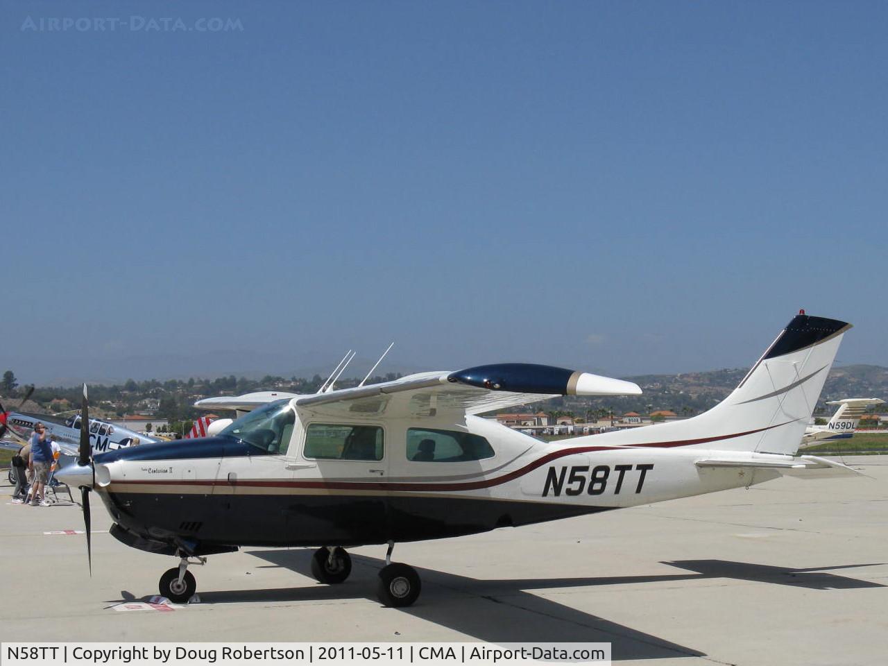 N58TT, 1978 Cessna T210N Turbo Centurion C/N 21062998, 1978 Cessna T210N TURBO CENTURION II, Continental TSIO-520-AF 310 Hp, Pressurized, RADAR on right wing.