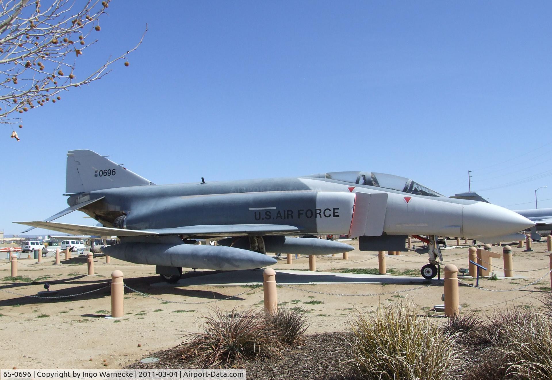 65-0696, 1965 McDonnell F-4D Phantom II C/N 1735, McDonnell F-4D Phantom II at the Joe Davies Heritage Airpark, Palmdale CA