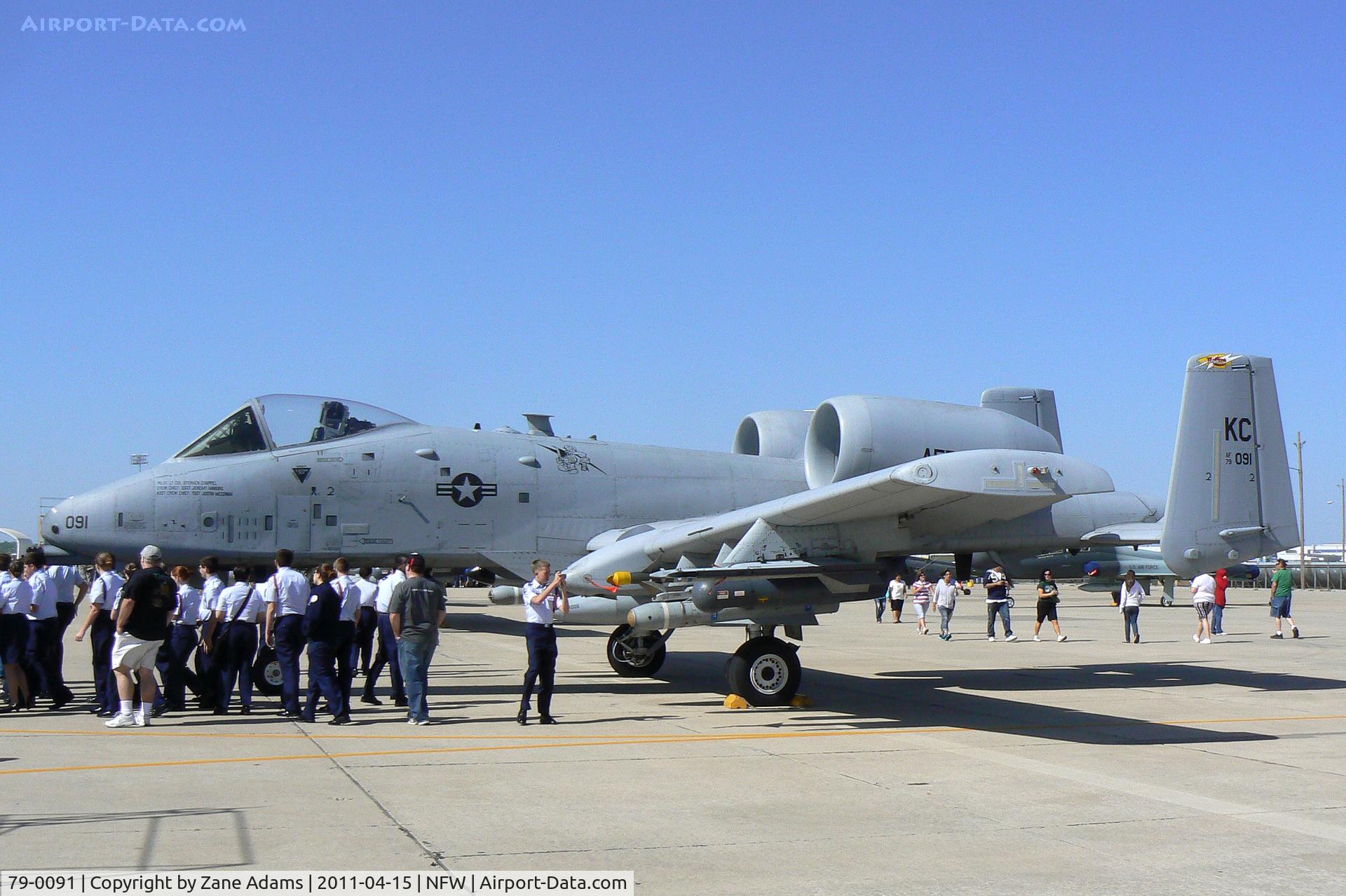 79-0091, 1979 Fairchild Republic A-10C Thunderbolt II C/N A10-0355, At the 2011 Air Power Expo - NAS Fort Worth