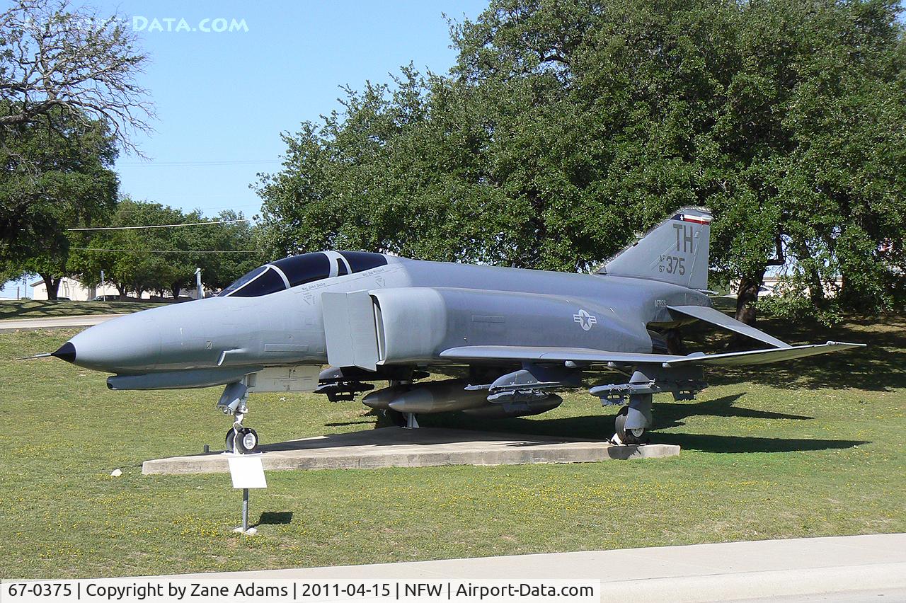 67-0375, 1967 McDonnell F-4C Phantom II C/N 3272, On static display at NAS Fort Worth