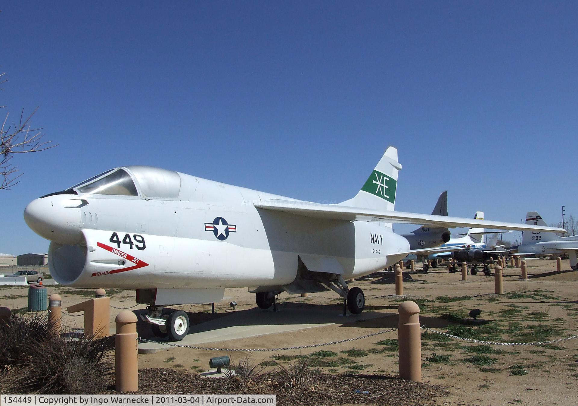 154449, LTV A-7B Corsair II C/N B-089, LTV A-7B Corsair II at the Joe Davies Heritage Airpark, Palmdale CA