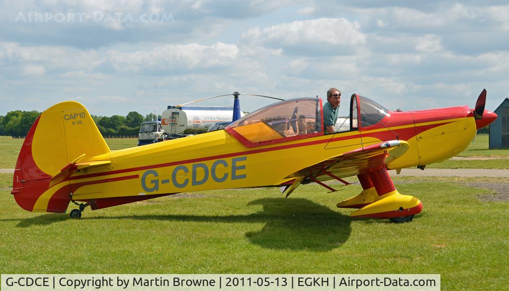 G-CDCE, 1973 Mudry CAP-10B C/N 039, SHOT AT HEADCORN