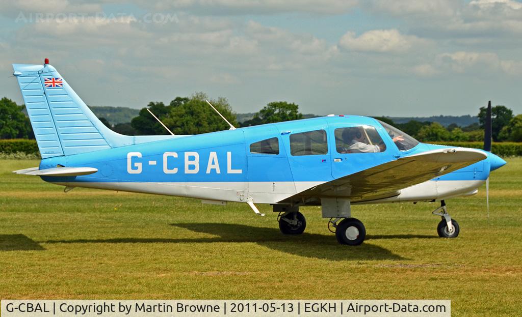 G-CBAL, 1981 Piper PA-28-161 Cherokee Warrior II C/N 28-8116087, SHOT AT HEADCORN