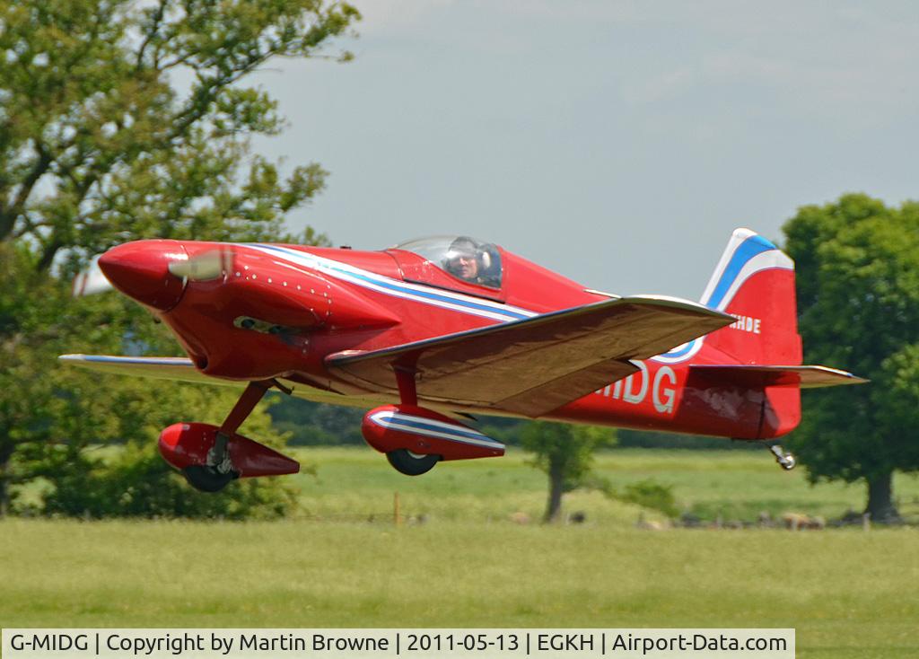 G-MIDG, 1988 Mustang Aeronautics Midget Mustang MM-1 C/N 385, AT HEADCORN