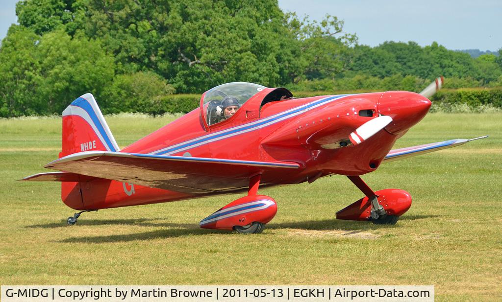 G-MIDG, 1988 Mustang Aeronautics Midget Mustang MM-1 C/N 385, SHOT AT HEADCORN