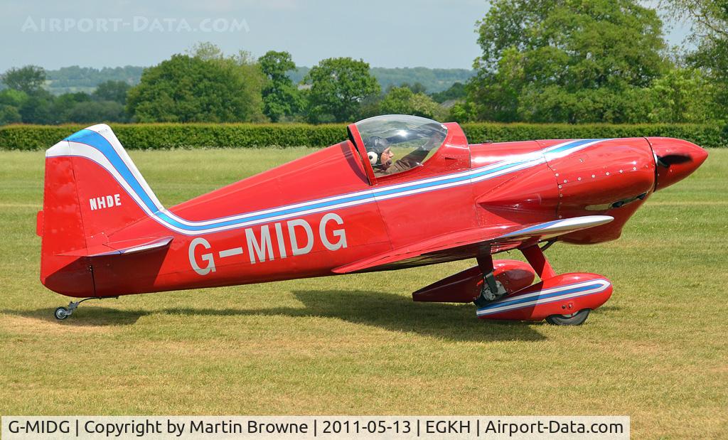 G-MIDG, 1988 Mustang Aeronautics Midget Mustang MM-1 C/N 385, SHOT AT HEADCORN