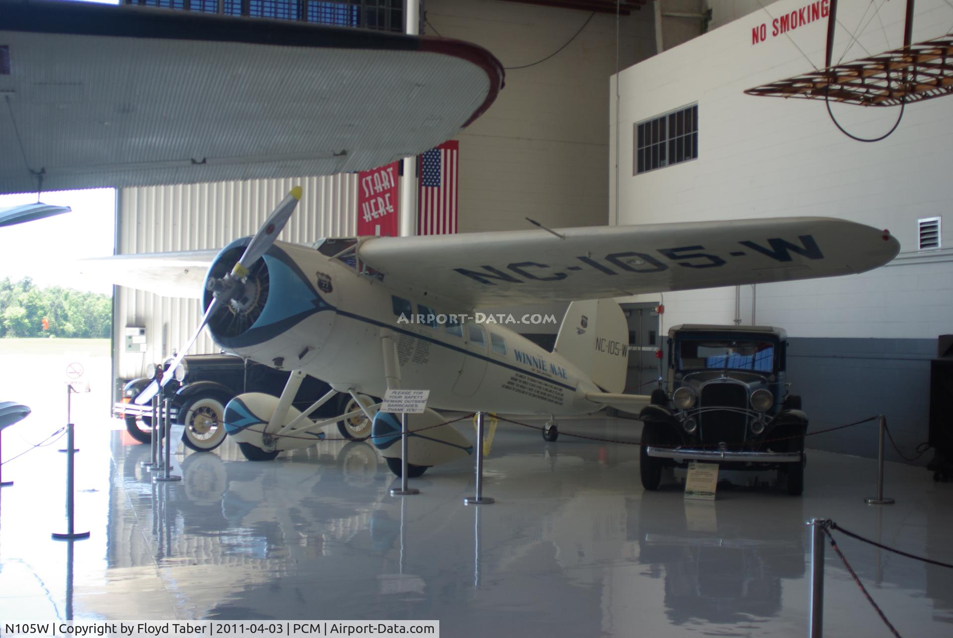 N105W, 1929 Lockheed Vega 5C C/N 72, a famous Lockheed Vega