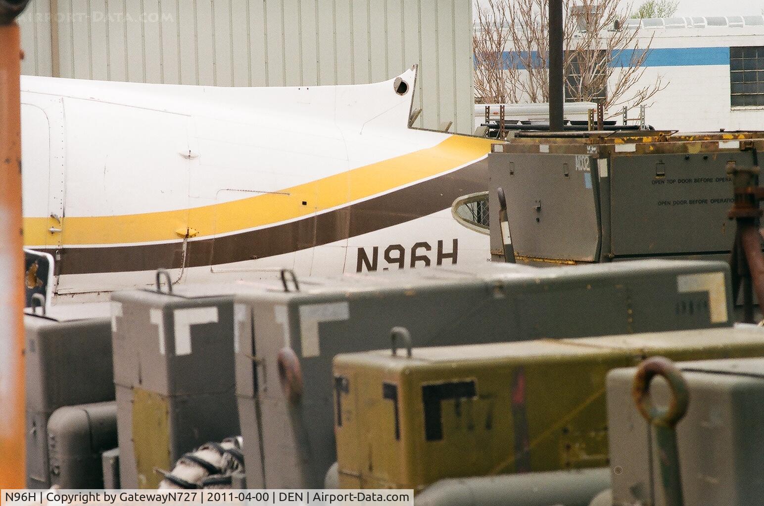 N96H, 1943 Douglas DC3C-S1C3G (C-47A) C/N 19224, Parted out in a remote corner of Stapleton Airport.