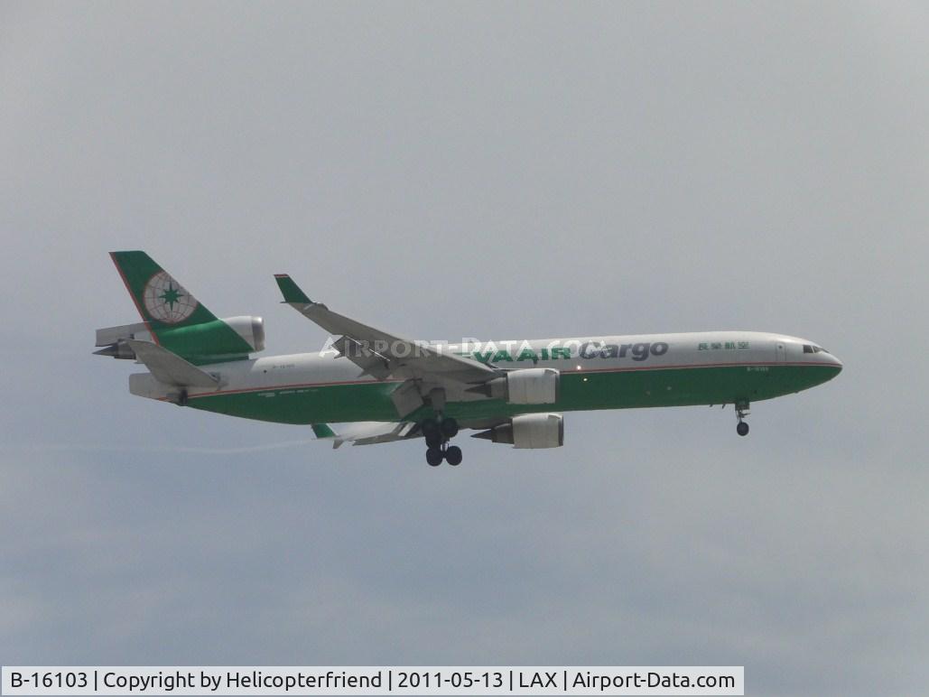 B-16103, 1994 McDonnell Douglas MD-11F C/N 48415, On final to runway 24