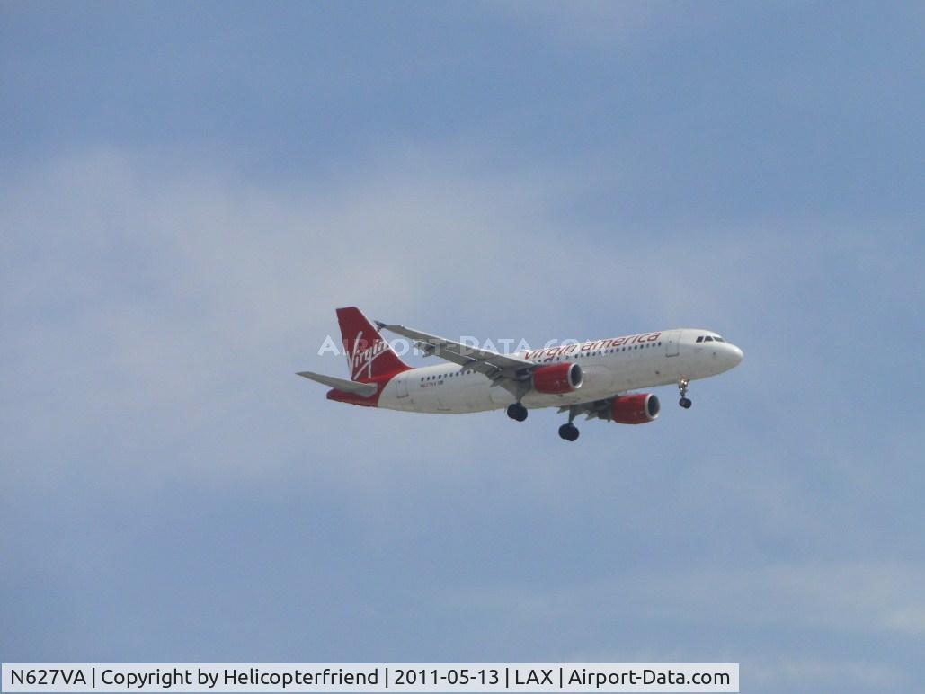 N627VA, 2006 Airbus A320-214 C/N 2851, On final to runway 24