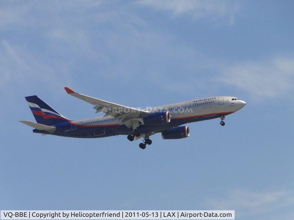 VQ-BBE, 2009 Airbus A330-243 C/N 1014, On final to runway 24