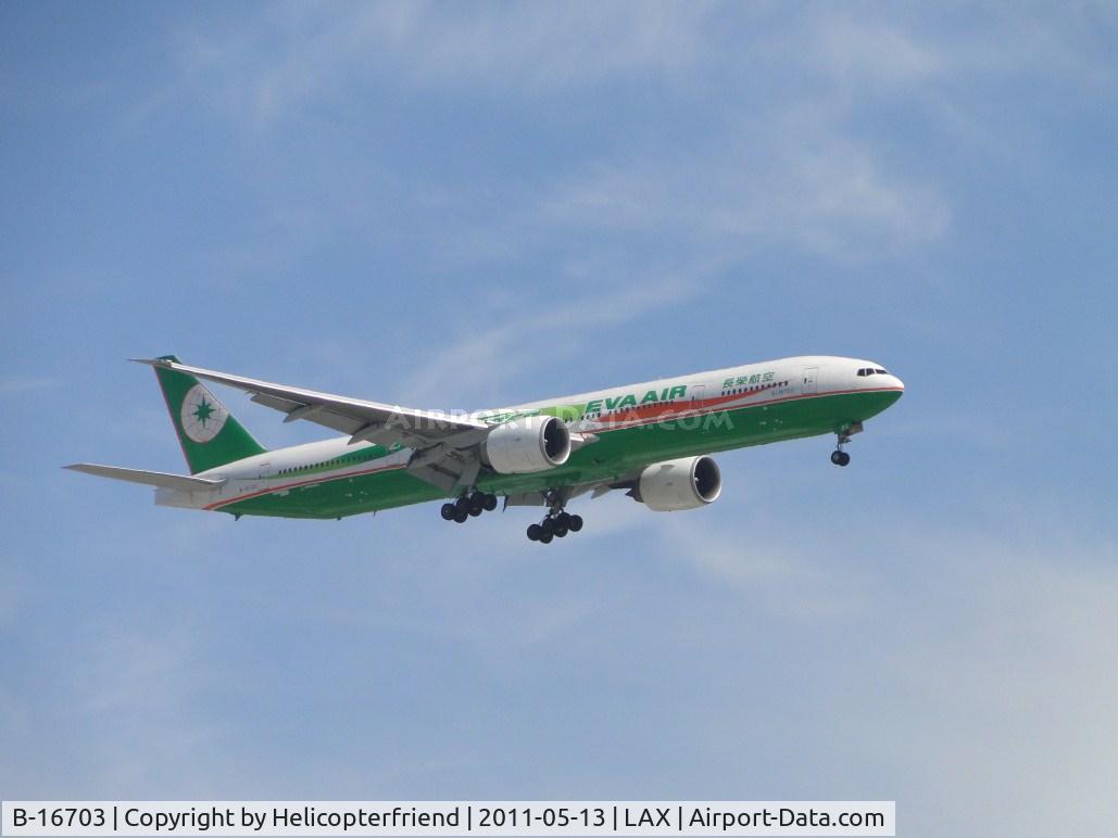 B-16703, 2006 Boeing 777-35E/ER C/N 32643, On final to runway 24