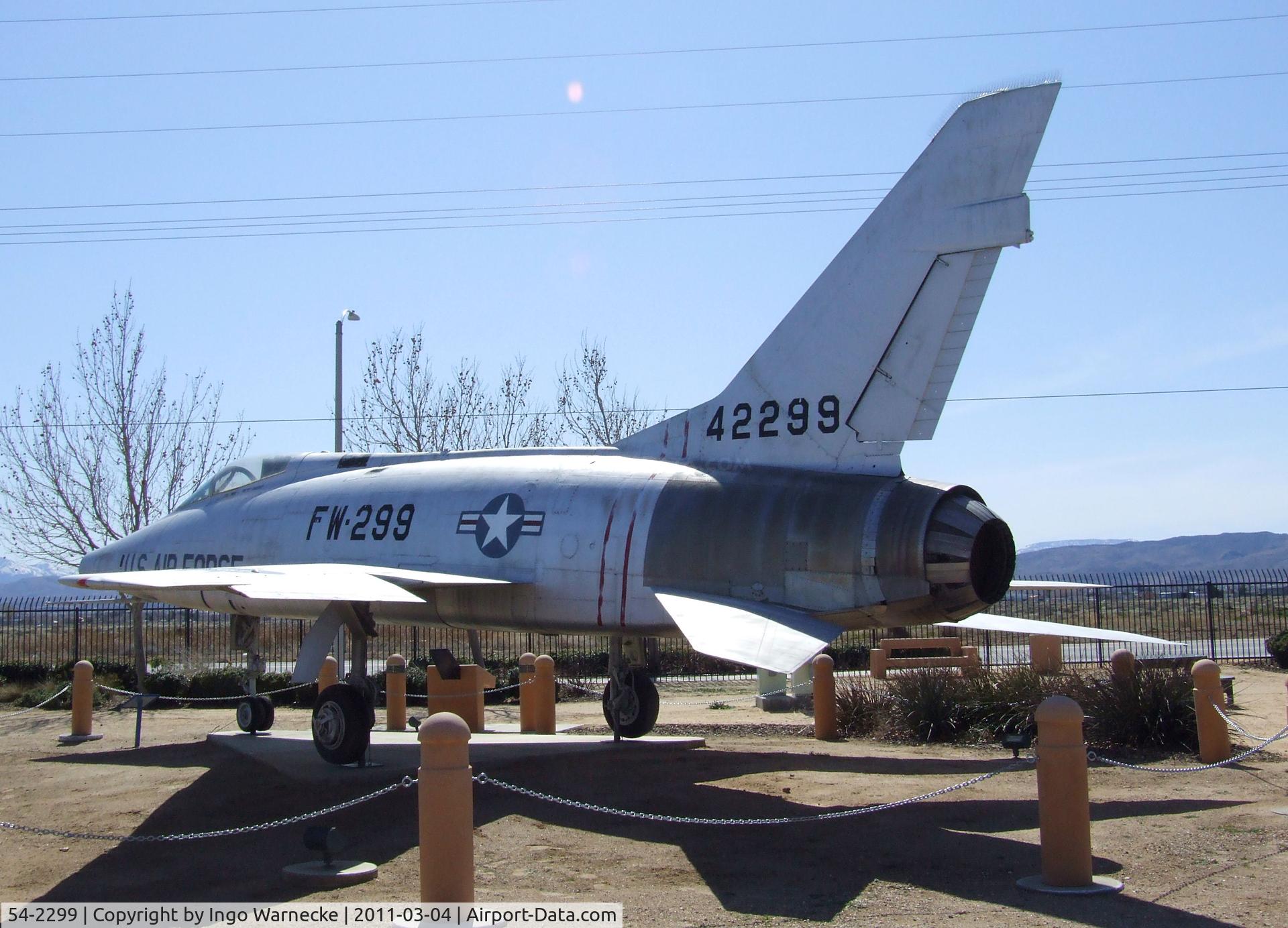 54-2299, 1954 North American F-100D Super Sabre C/N 223-179, North American F-100D Super Sabre at the Joe Davies Heritage Airpark, Palmdale CA