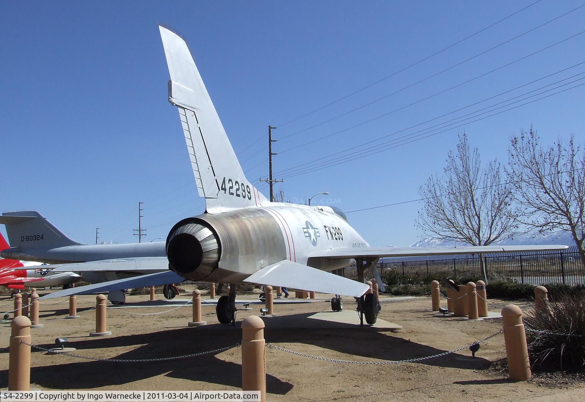 54-2299, 1954 North American F-100D Super Sabre C/N 223-179, North American F-100D Super Sabre at the Joe Davies Heritage Airpark, Palmdale CA