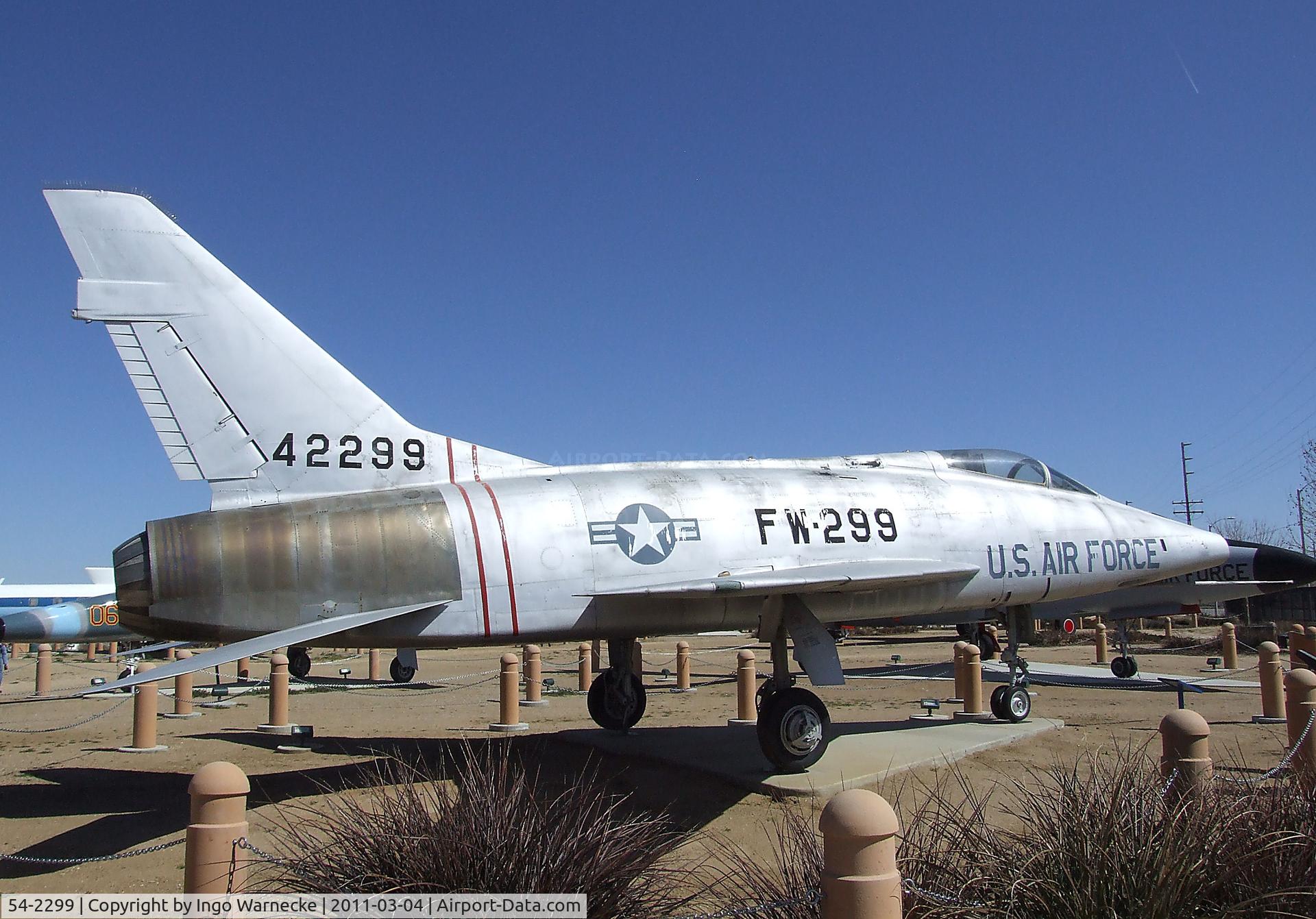 54-2299, 1954 North American F-100D Super Sabre C/N 223-179, North American F-100D Super Sabre at the Joe Davies Heritage Airpark, Palmdale CA