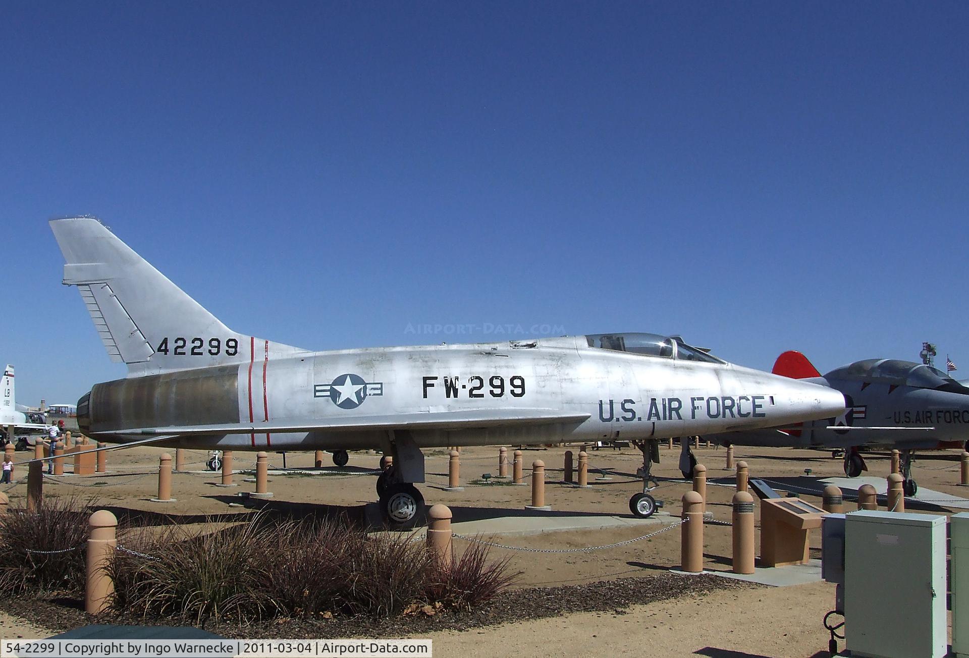 54-2299, 1954 North American F-100D Super Sabre C/N 223-179, North American F-100D Super Sabre at the Joe Davies Heritage Airpark, Palmdale CA
