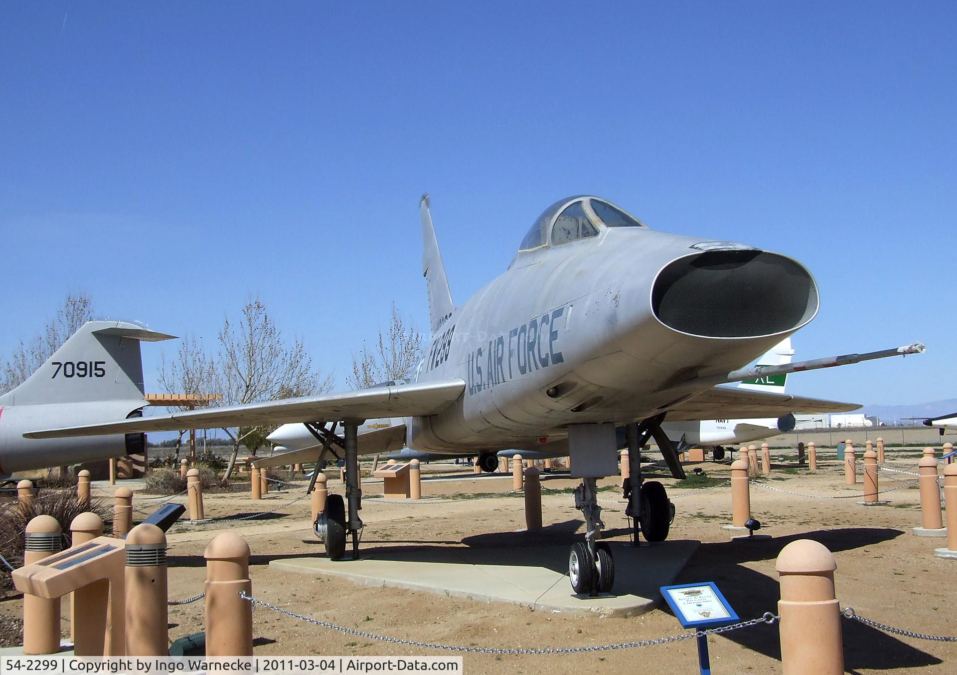 54-2299, 1954 North American F-100D Super Sabre C/N 223-179, North American F-100D Super Sabre at the Joe Davies Heritage Airpark, Palmdale CA