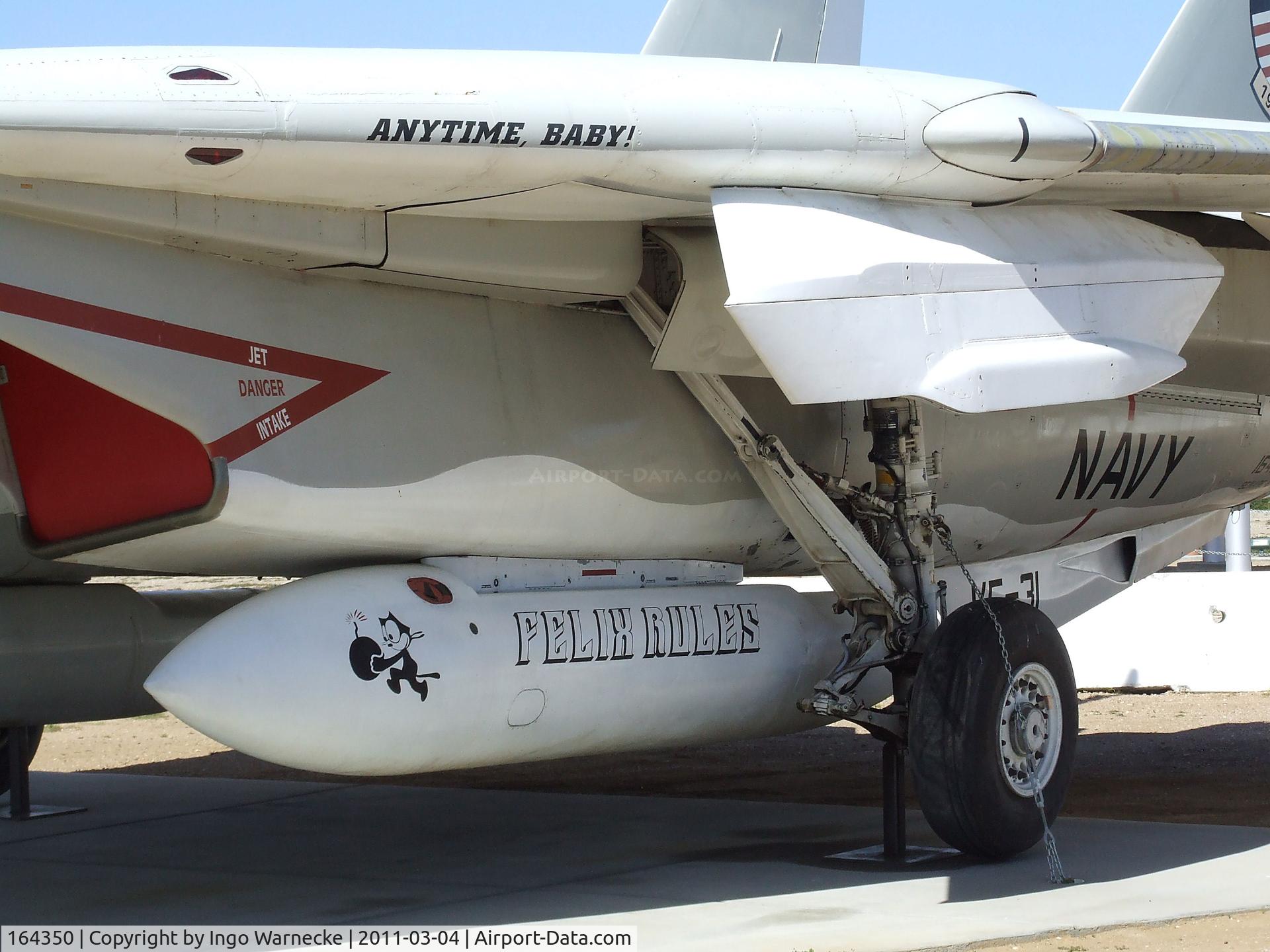 164350, Grumman F-14D Tomcat C/N 625, Grumman F-14D Tomcat at the Joe Davies Heritage Airpark, Palmdale CA