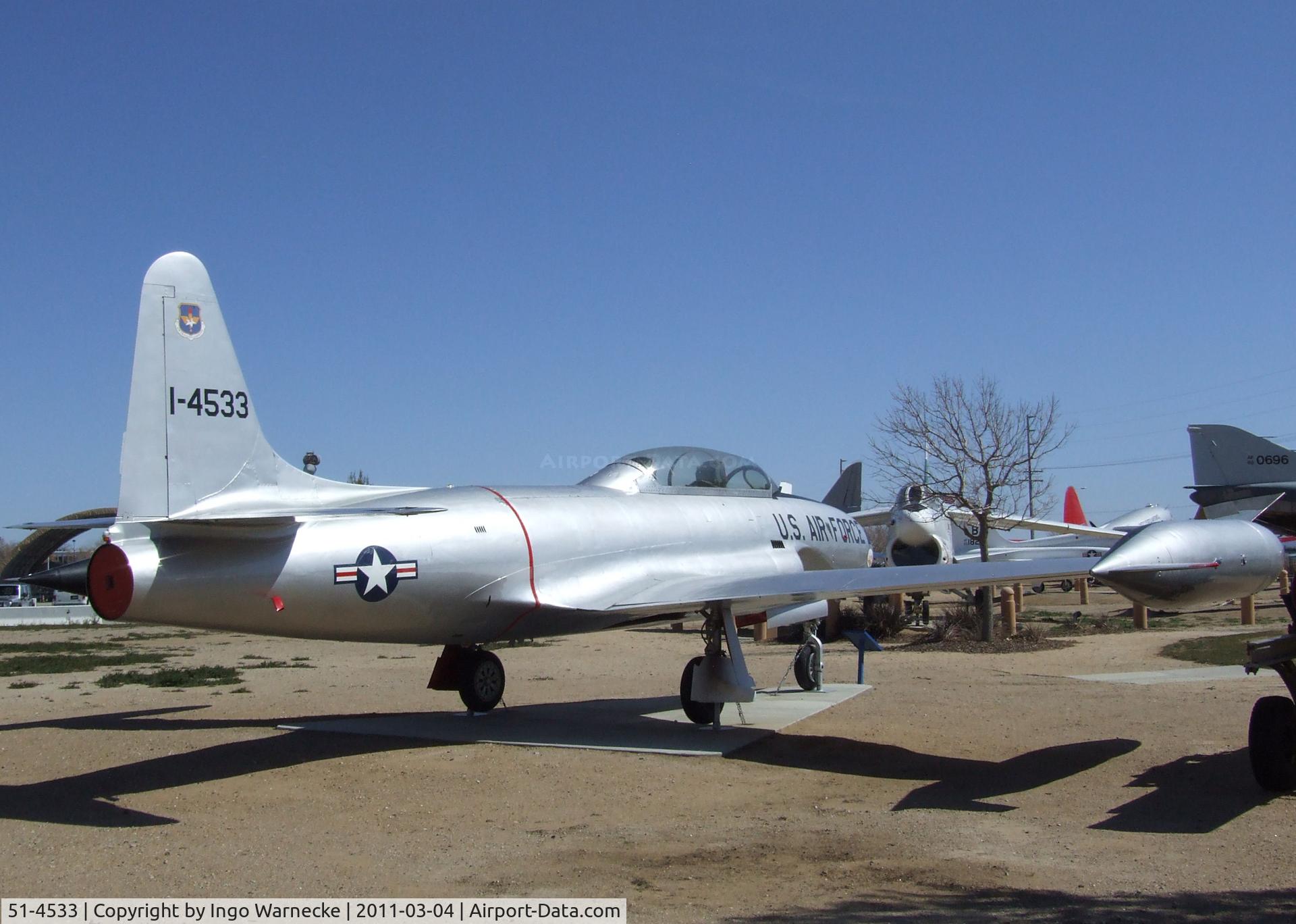 51-4533, 1951 Lockheed T-33A Shooting Star C/N 580-5828, Lockheed T-33A 