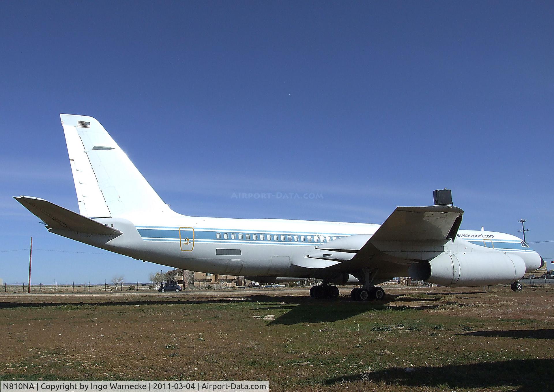 N810NA, 1962 Convair CV-990-30A-5 Coronado C/N 30-10-29, Convair Model 30 (CV 990 Coronado) outside Mojave airport (now sadly degraded to an aircraft shaped billboard), Mojave CA