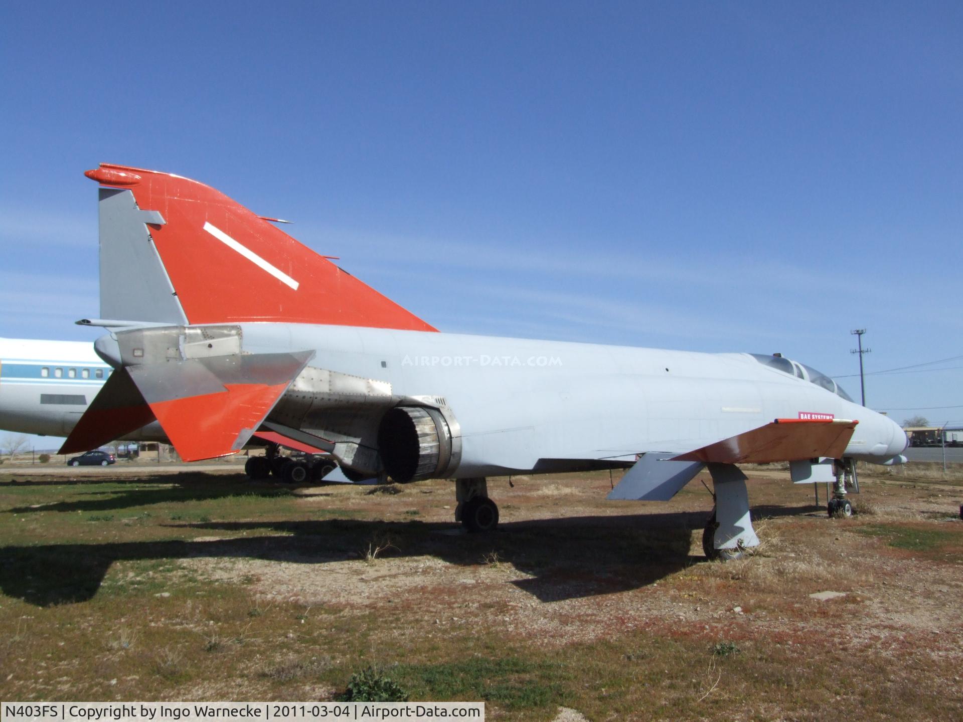 N403FS, 1964 McDonnell F-4C Phantom II C/N 1023, McDonnell F-4C Phantom II outside Mojave airport, Mojave CA