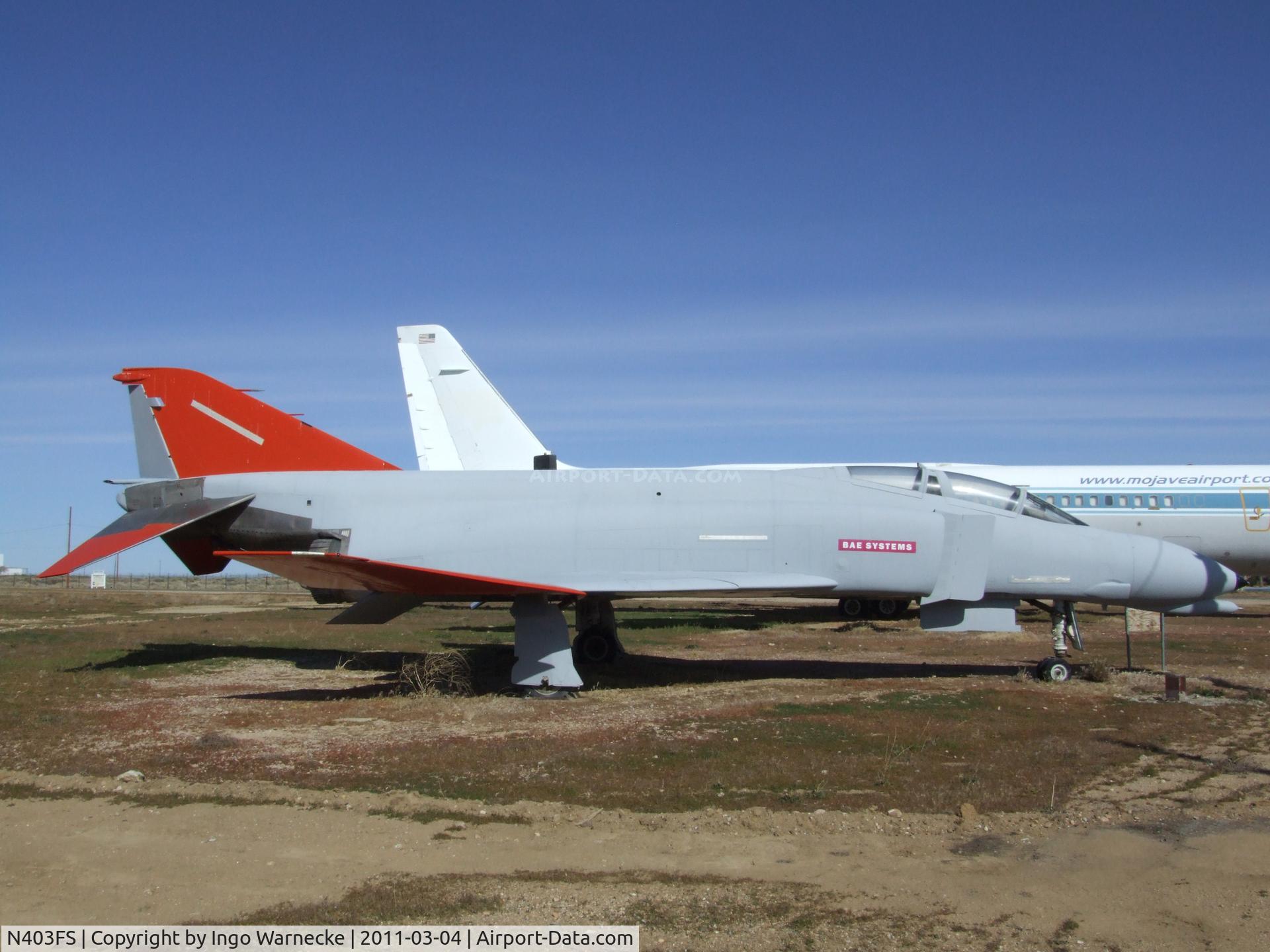 N403FS, 1964 McDonnell F-4C Phantom II C/N 1023, McDonnell F-4C Phantom II outside Mojave airport, Mojave CA