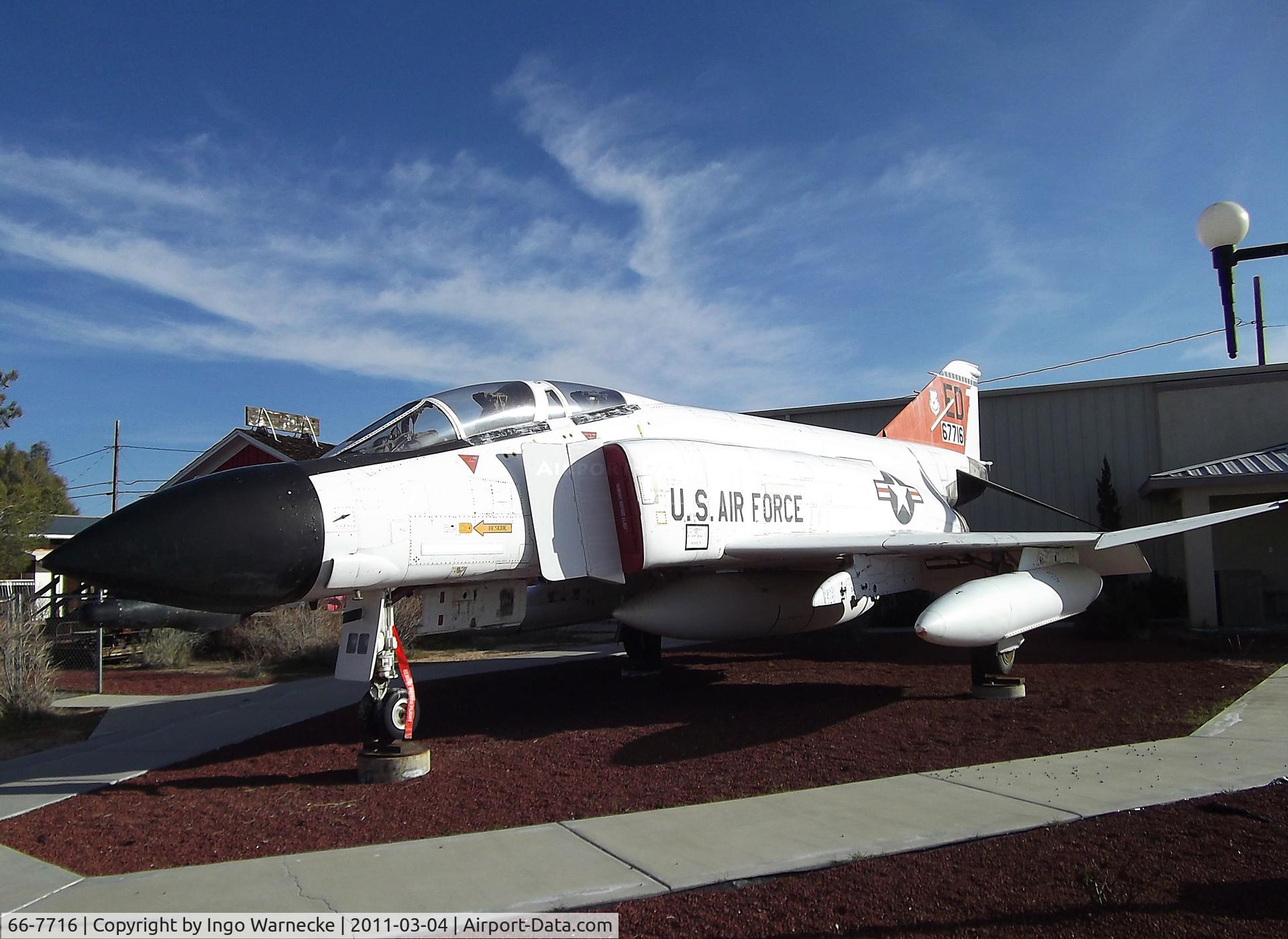 66-7716, 1966 McDonnell F-4D-31-MC Phantom II C/N 2337, McDonnell F-4D Phantom II at the Col. Vernon P. Saxon Jr. Aerospace Museum, Boron CA