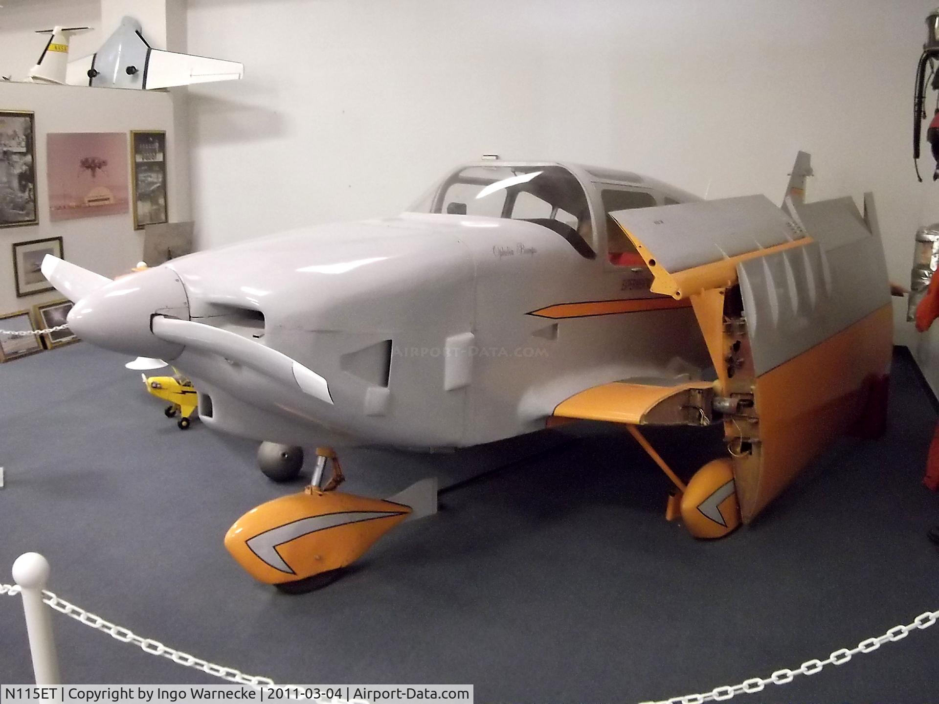 N115ET, 1963 Turner Eugene L Turner T-40 C/N 1, Turner T-40 at the Col. Vernon P. Saxon Jr. Aerospace Museum, Boron CA