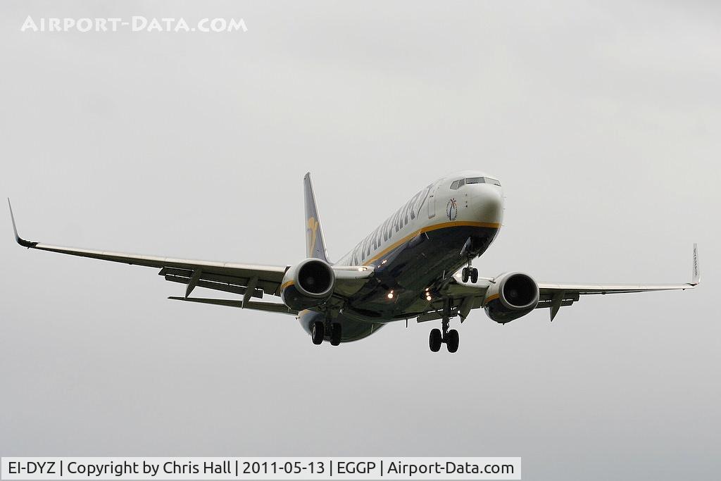 EI-DYZ, 2008 Boeing 737-8AS C/N 37518, Ryanair