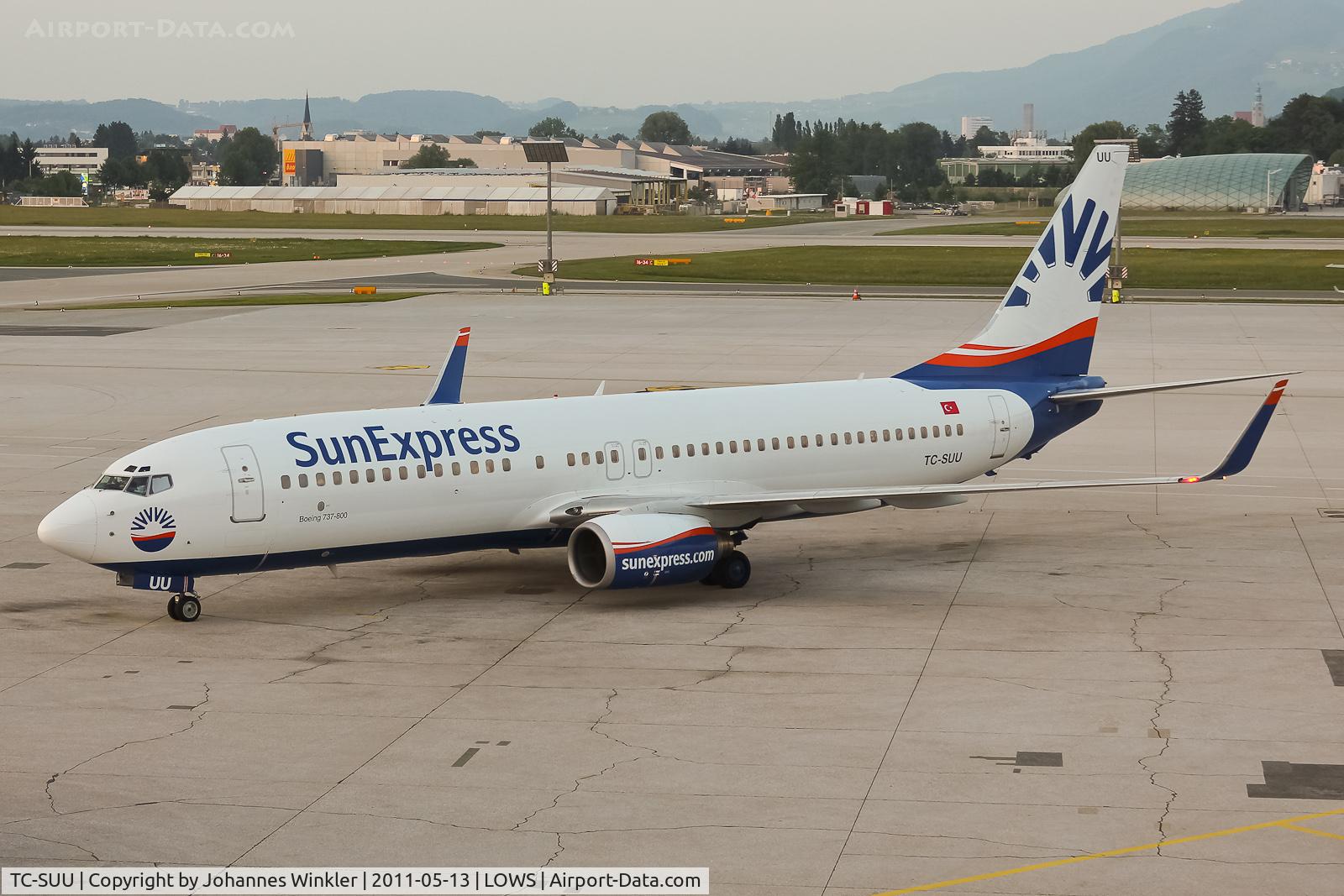 TC-SUU, 2001 Boeing 737-86Q C/N 30274, Sun Express B738