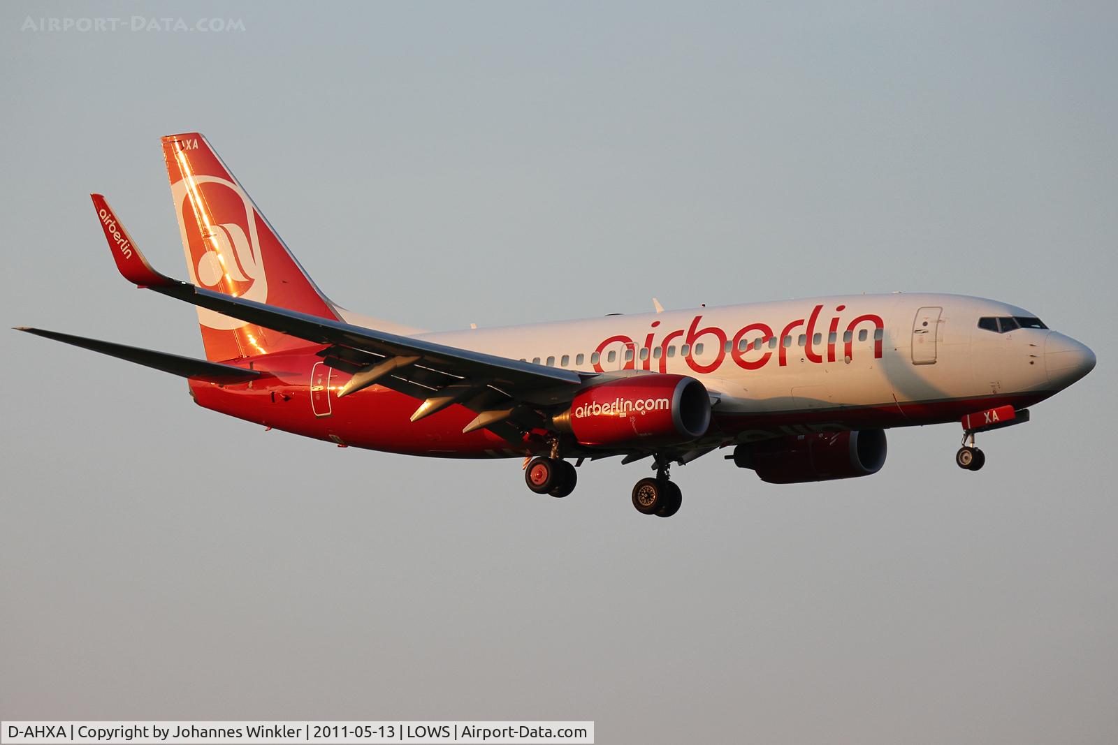 D-AHXA, 2007 Boeing 737-7K5 C/N 30714, Air Berlin B737