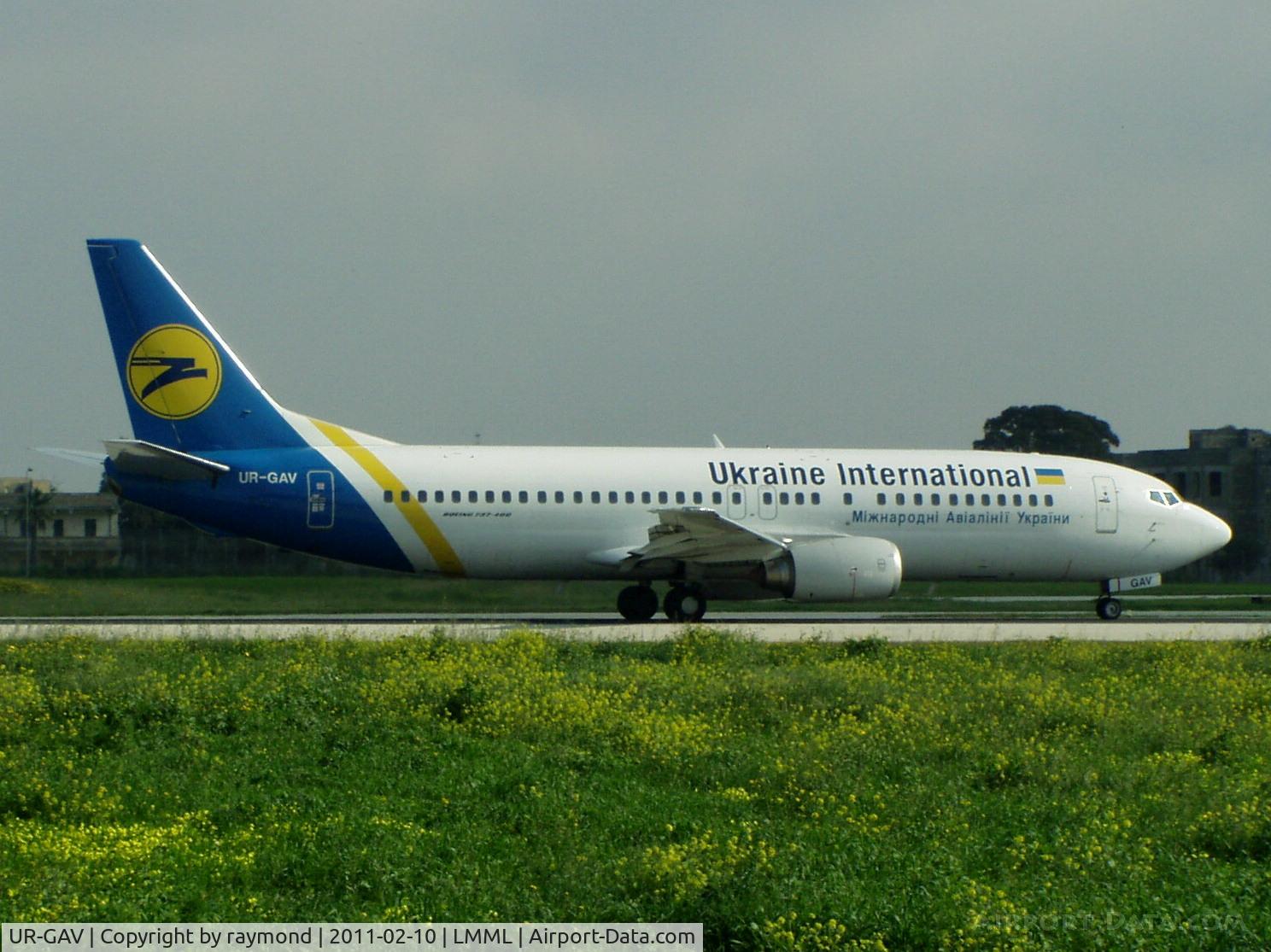 UR-GAV, 1992 Boeing 737-4C9 C/N 26437, B737 UR-GAV Ukranian Airlines