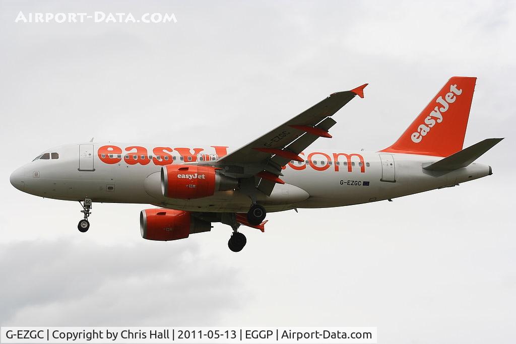G-EZGC, 2010 Airbus A319-111 C/N 4444, easyJet