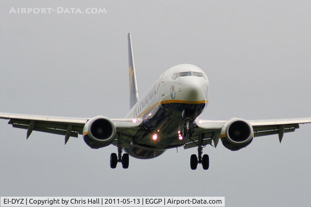 EI-DYZ, 2008 Boeing 737-8AS C/N 37518, Ryanair
