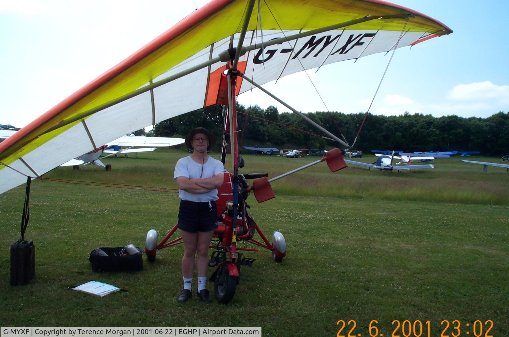 G-MYXF, 1994 Air Creation Ultraflight Fun 18S GTBIS C/N 94/005, THis is the Air Creation Fun GT 503, one of only 5 imported from France. I flew this for about 15 years & 500 hours. It is a real agricultural machine with 16