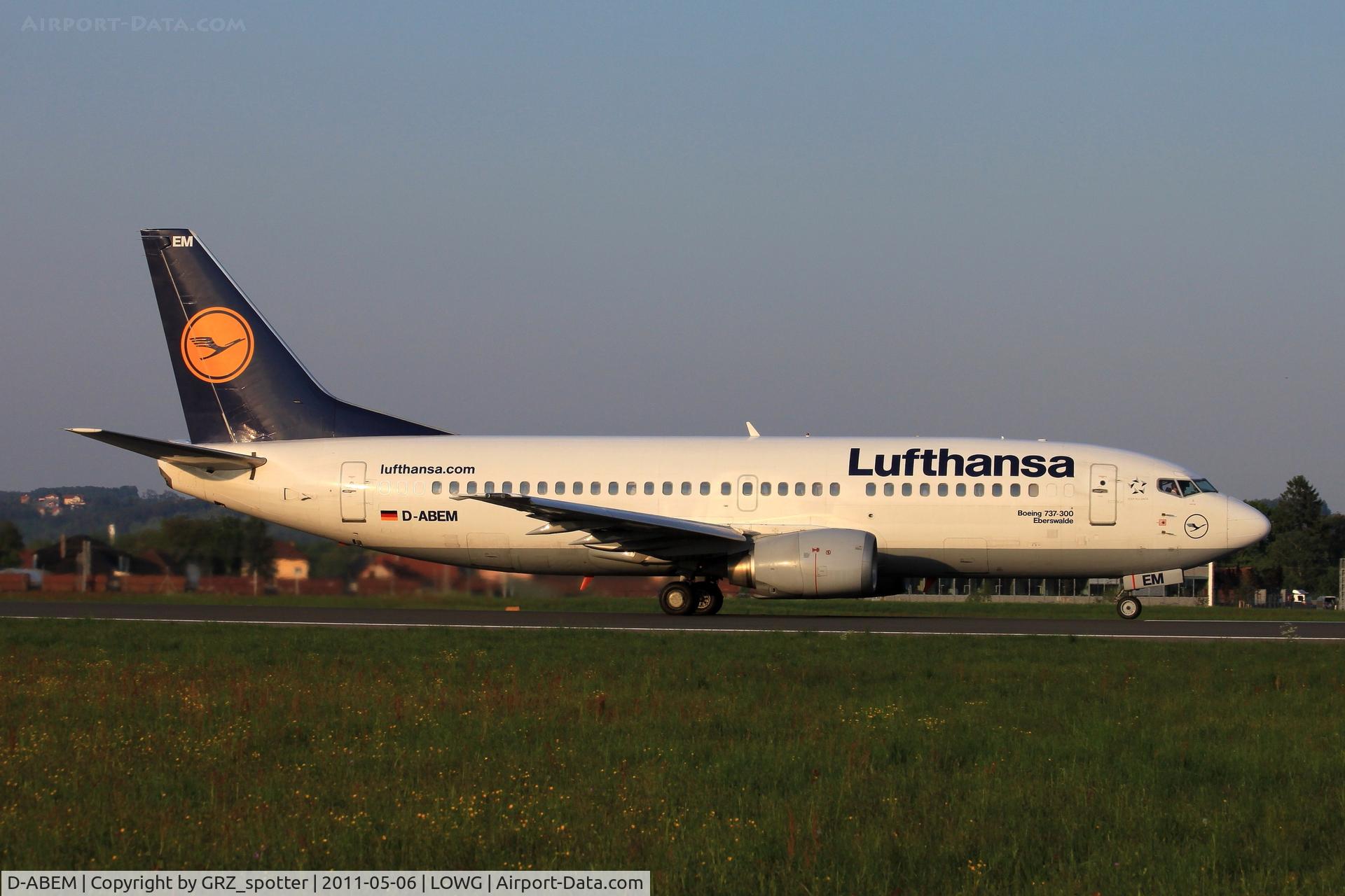 D-ABEM, 1991 Boeing 737-330 C/N 25416, ...