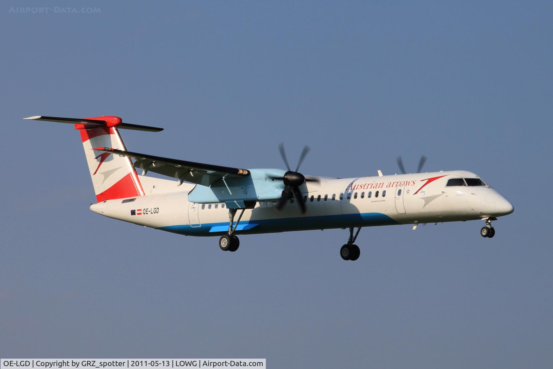 OE-LGD, 2000 De Havilland Canada DHC-8-402Q Dash 8 C/N 4027, ...