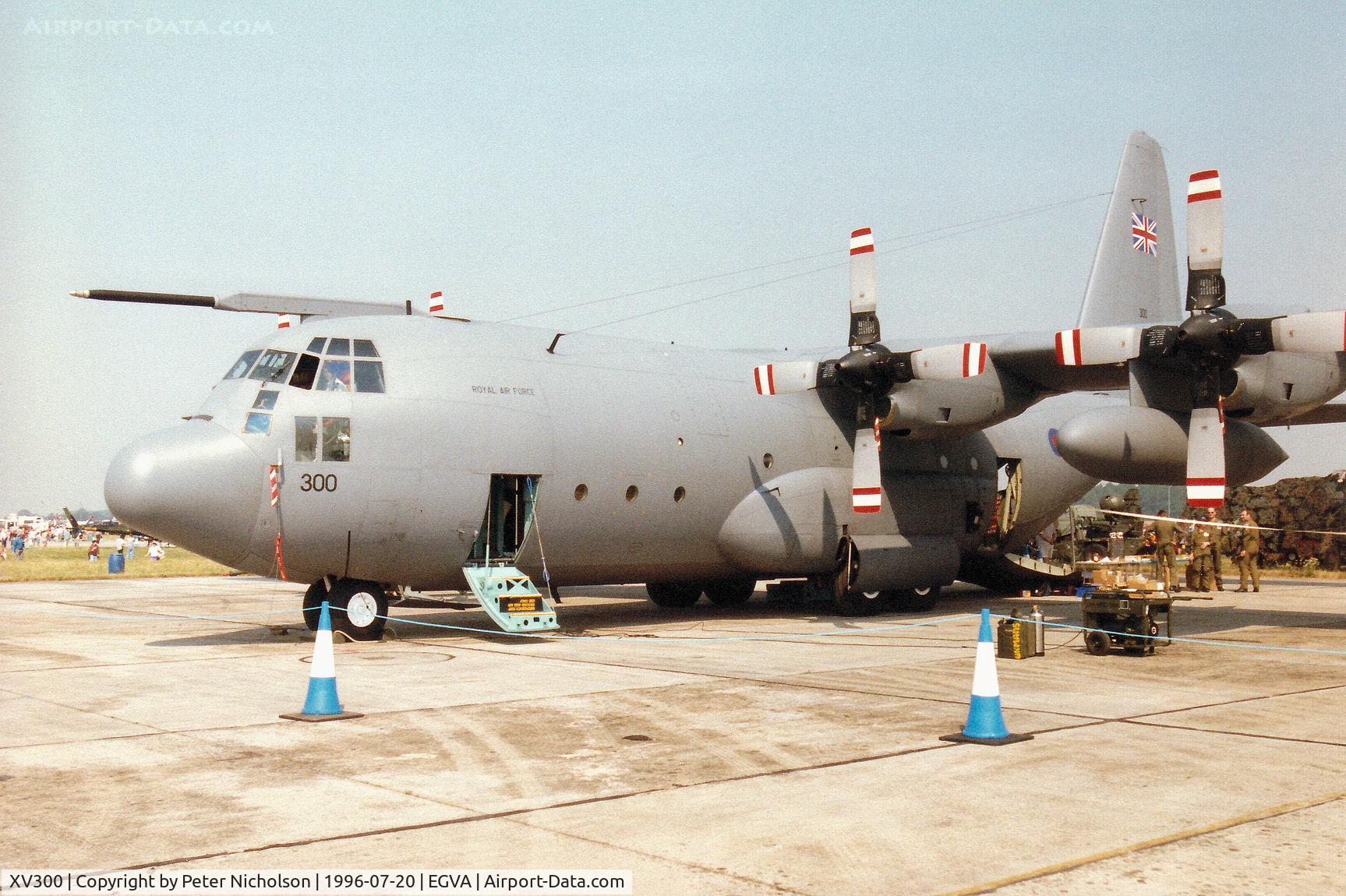XV300, 1967 Lockheed C-130K Hercules C.1 C/N 382-4267, Hercules C.1 of the Lyneham Transport Wing on display at the 1996 Royal Intnl Air Tattoo at RAF Fairford.