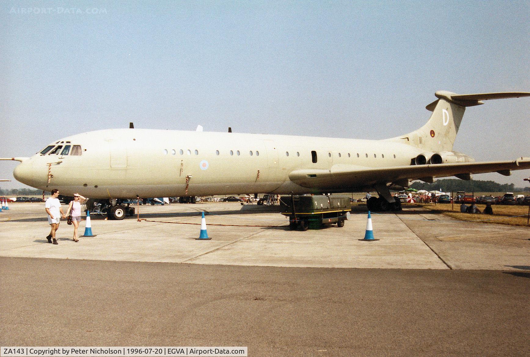 ZA143, Vickers VC10 K.2 C/N 813, VC-10 K.2 tanker of 101 Squadron at RAF Brize Norton on display at the 1996 Royal Intnl Air Tattoo at RAF Fairford.