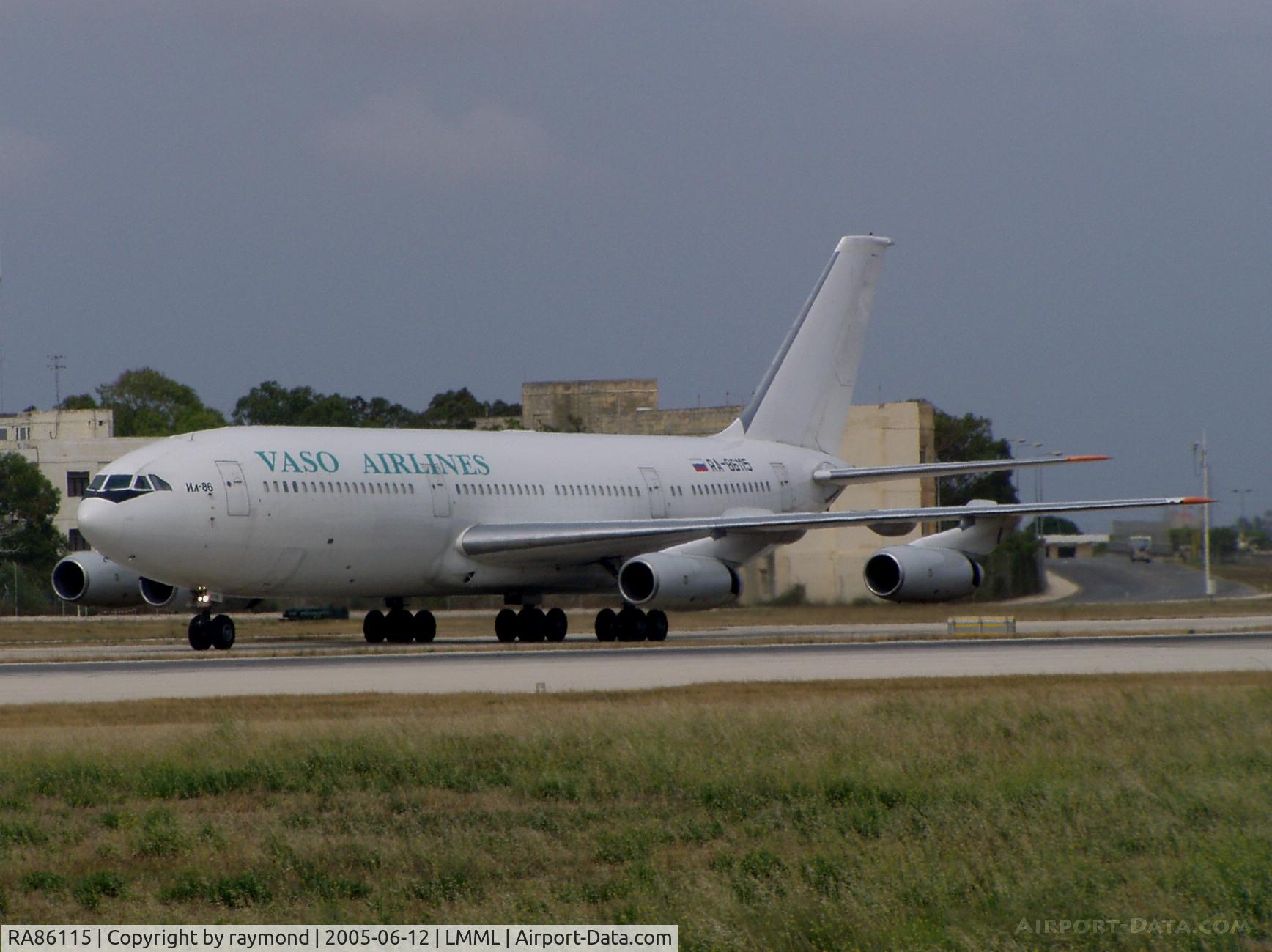 RA86115, 1989 Ilyushin Il-86 C/N 51483209083, IL86 RA-86115 Vaso Airlines