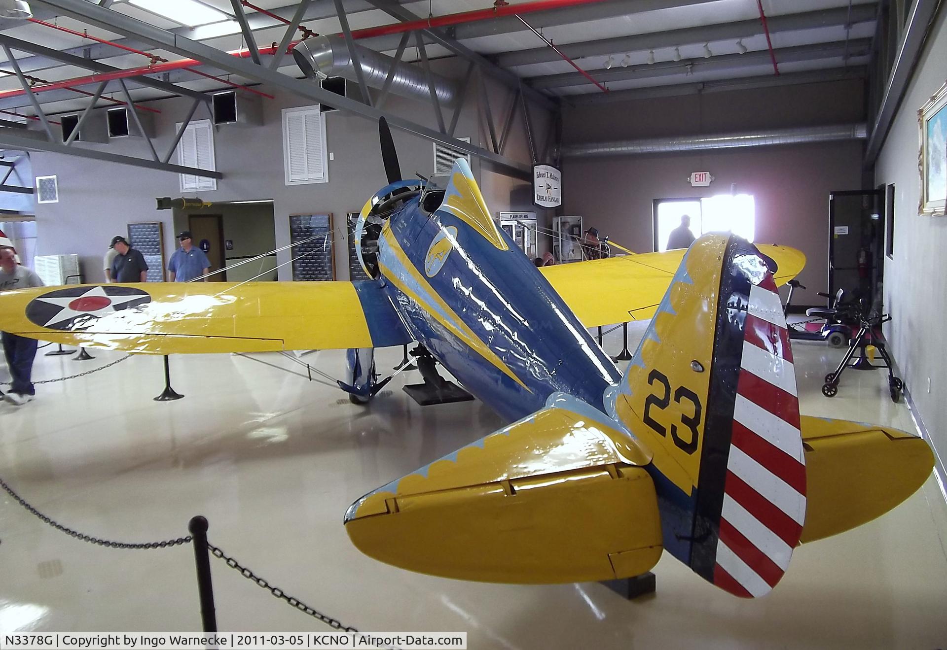 N3378G, 1933 Boeing P-26 Peashooter C/N 33123, Boeing P-26 