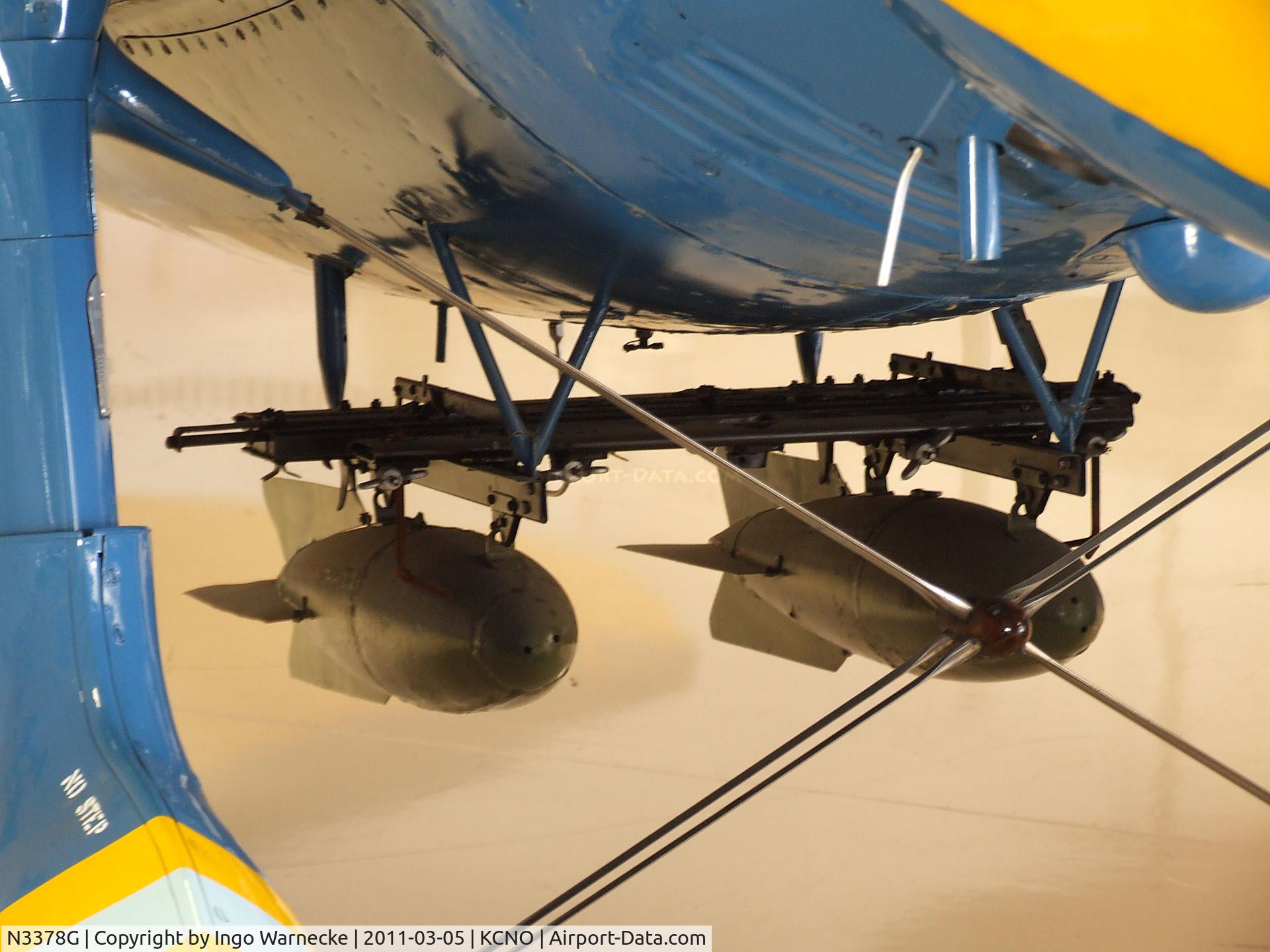 N3378G, 1933 Boeing P-26 Peashooter C/N 33123, Boeing P-26 