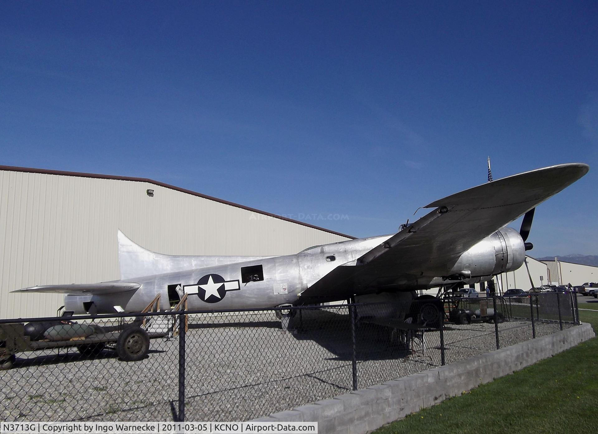 N3713G, 1960 Boeing B-17G Flying Fortress C/N 32325, Boeing B-17G Flying Fortress under restoration at the Planes of Fame Museum, Chino CA