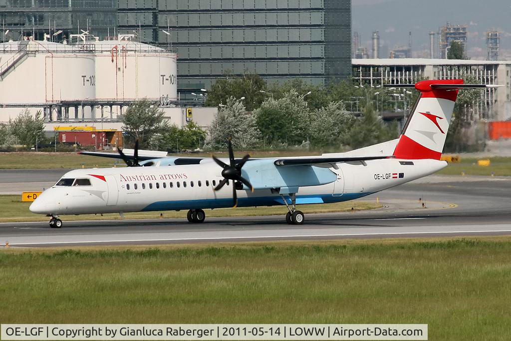 OE-LGF, 2002 De Havilland Canada DHC-8-402Q Dash 8 C/N 4068, Austrian @ VIE