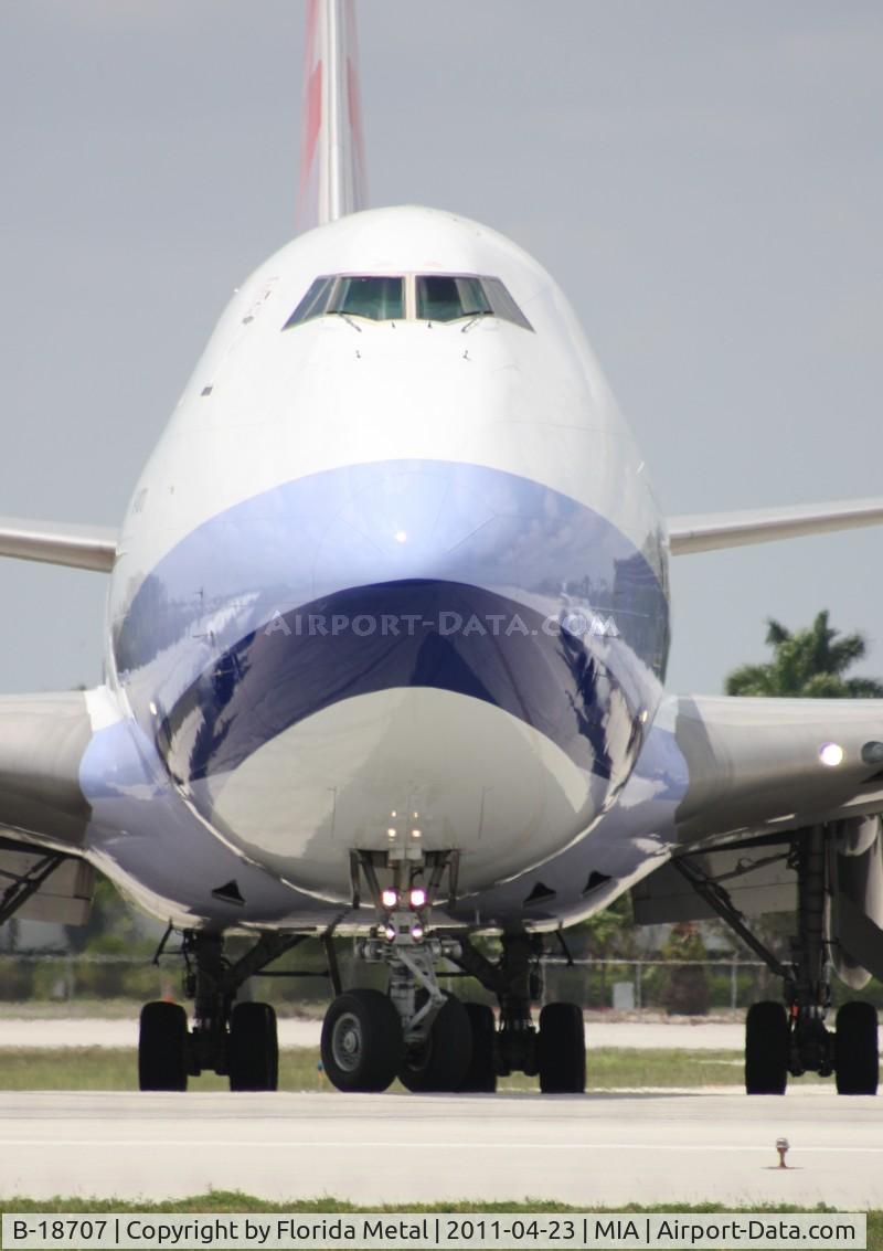 B-18707, 2001 Boeing 747-409F/SCD C/N 30764, China Cargo 747-400F