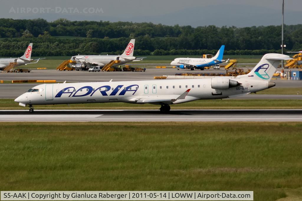 S5-AAK, 2007 Canadair CRJ-900ER (CL-600-2D24) C/N 15128, Adria @ VIE