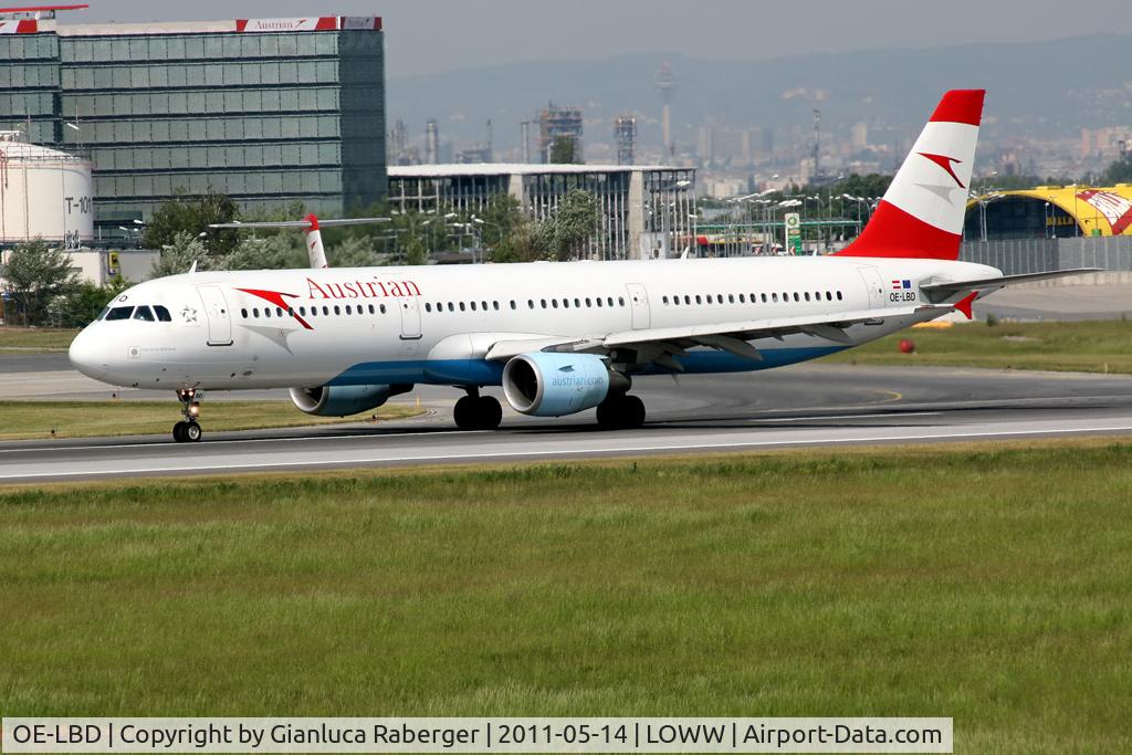 OE-LBD, 1998 Airbus A321-211 C/N 920, Austrian @ VIE