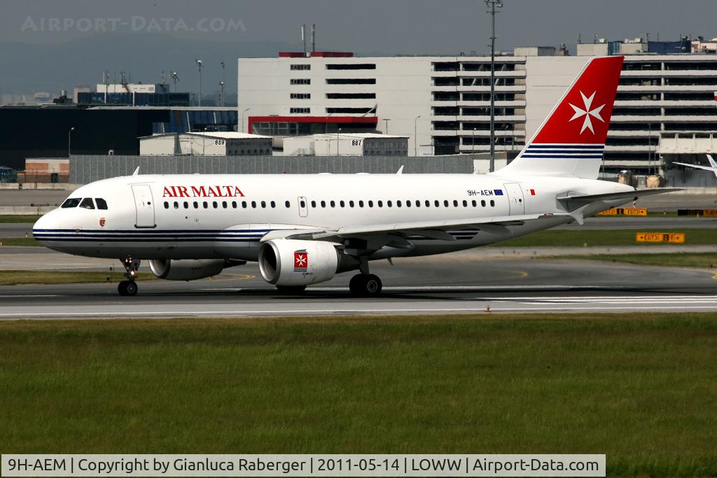9H-AEM, 2005 Airbus A319-111 C/N 2382, Air Malta @ VIE