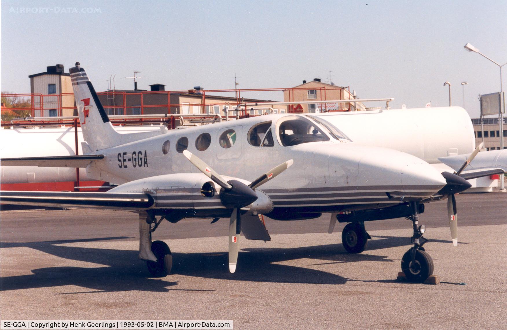 SE-GGA, Cessna 340 C/N 340-0260, Bromma Flying School