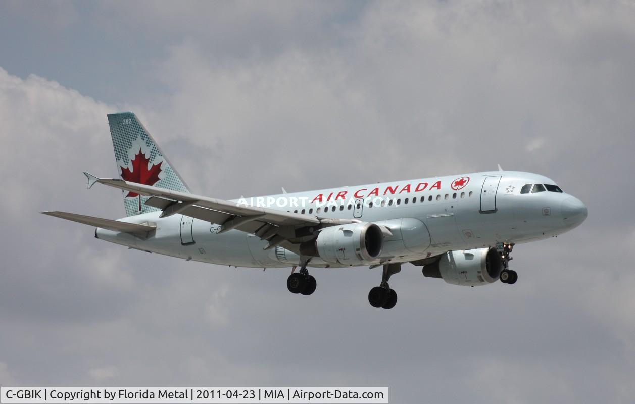 C-GBIK, 1998 Airbus A319-114 C/N 831, Air Canada A319